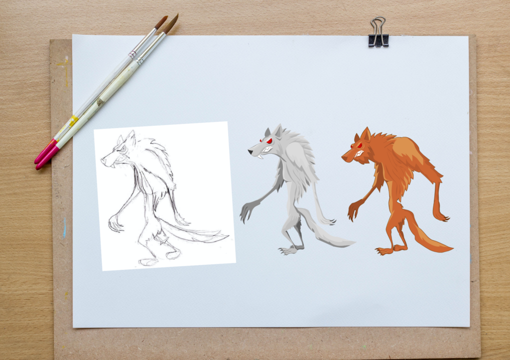 Aleksandra Bodek Grafika Projektowanie postaci